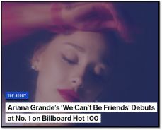 No1 @ Billboard: Ariana Grande 