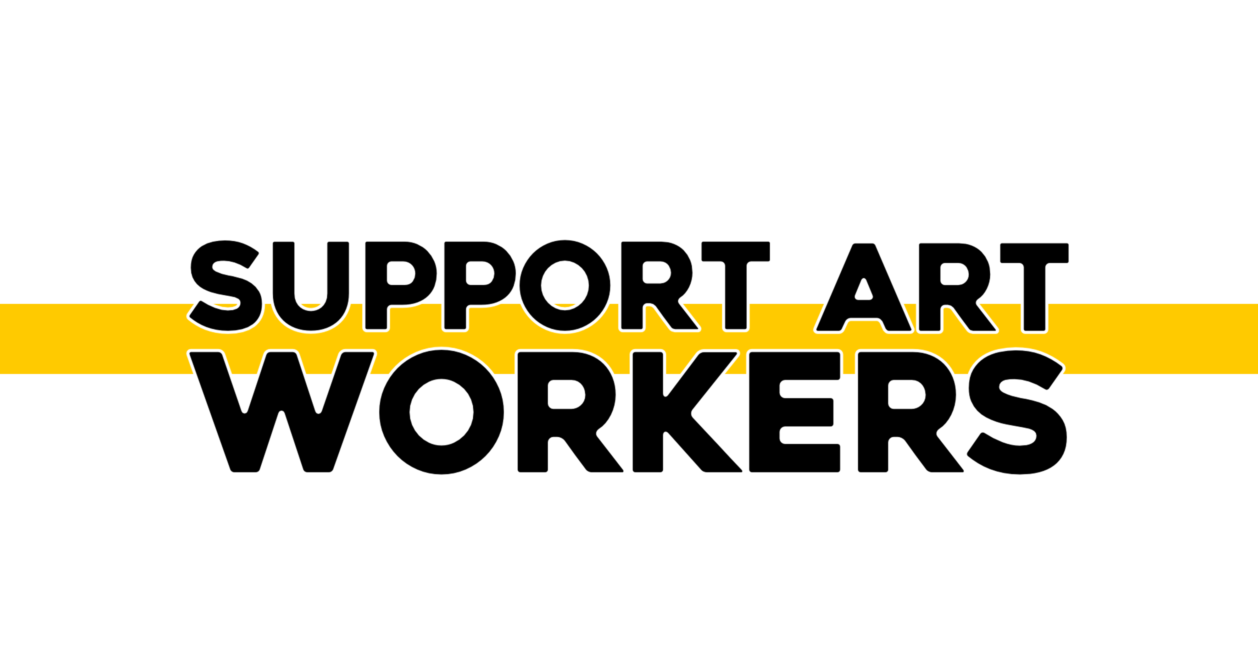 SUPPORT ART WORKERS logo