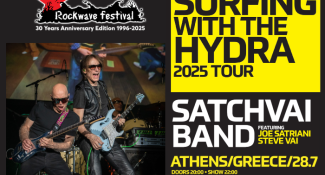 SATCHVAI BAND featuring JOE SATRIANI & STEVE VAI