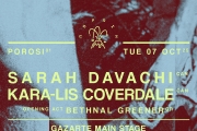 SARAH DAVACHI + KARA-LIS COVERDALE live στην Αθήνα
