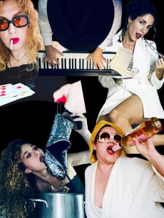 Μοτίβο-ένα καμπαρέ δωματίου 