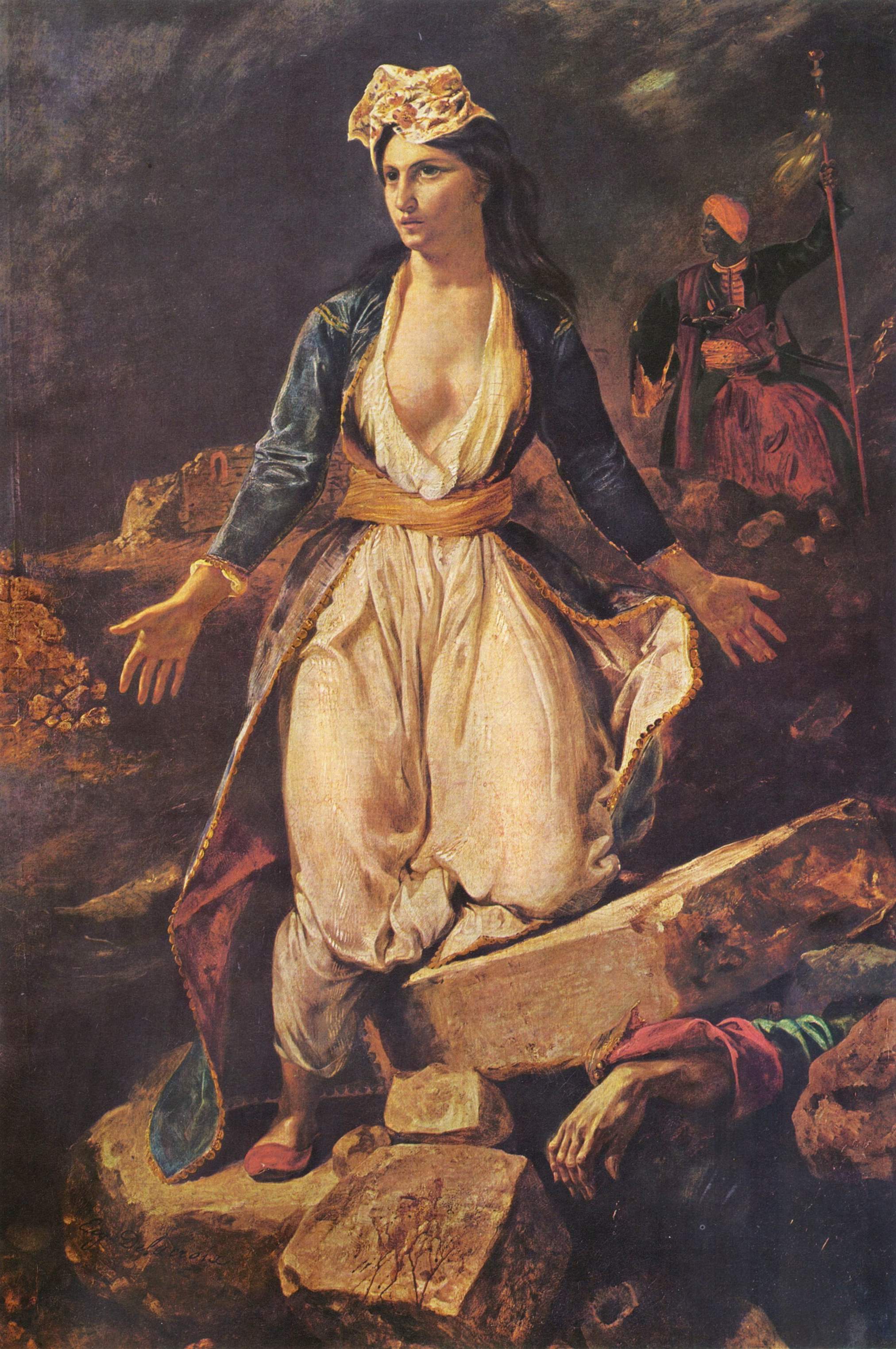 Eugène Delacroix Grece Messolonghi