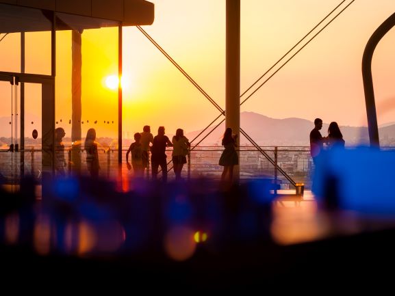 SNFCC Sunset DJ sets photo Pelagia Karanikola